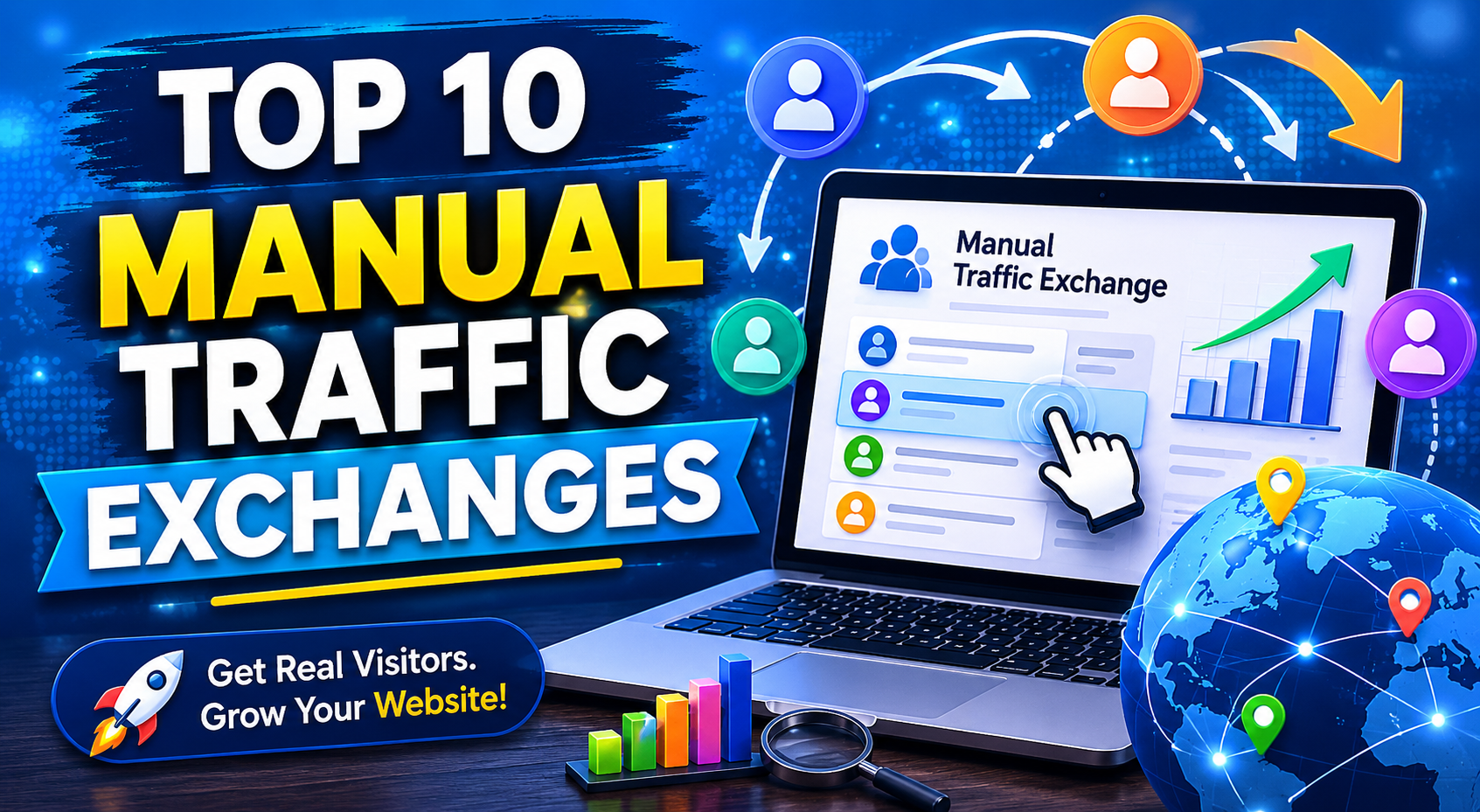 Top 10 Manual Traffic Exchanges for Website Visitors in 2026